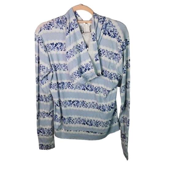 Green Gate floral zip running jacket hoodie - Picture 2 of 8